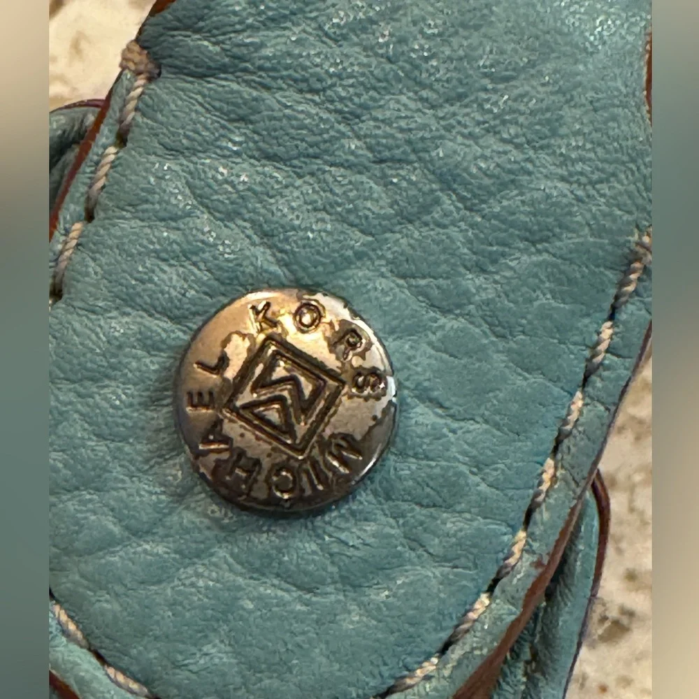 Michael Kors Aqua Hobo Bag with‎ Brass Buckle